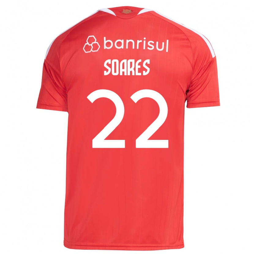Danxen Mænd Guilherme Soares #22 Rød Hvid Hjemmebane Spillertrøjer 2026/27 Trøje T-Shirt