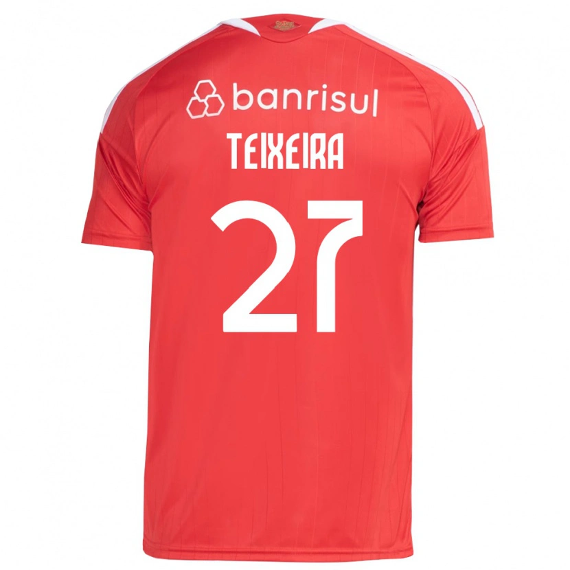 Danxen Mænd Danny Teixeira #27 Rød Hvid Hjemmebane Spillertrøjer 2026/27 Trøje T-Shirt