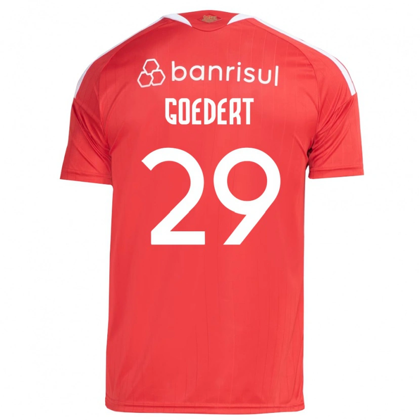 Danxen Mænd Alice Goedert #29 Rød Hvid Hjemmebane Spillertrøjer 2026/27 Trøje T-Shirt