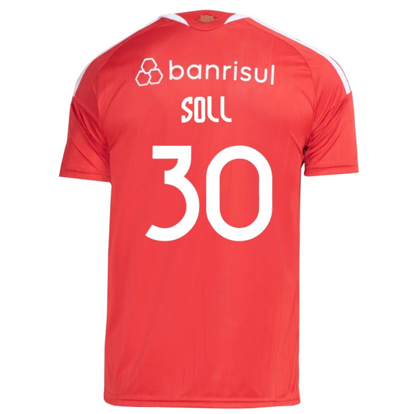 Danxen Mænd Soll #30 Rød Hvid Hjemmebane Spillertrøjer 2026/27 Trøje T-Shirt