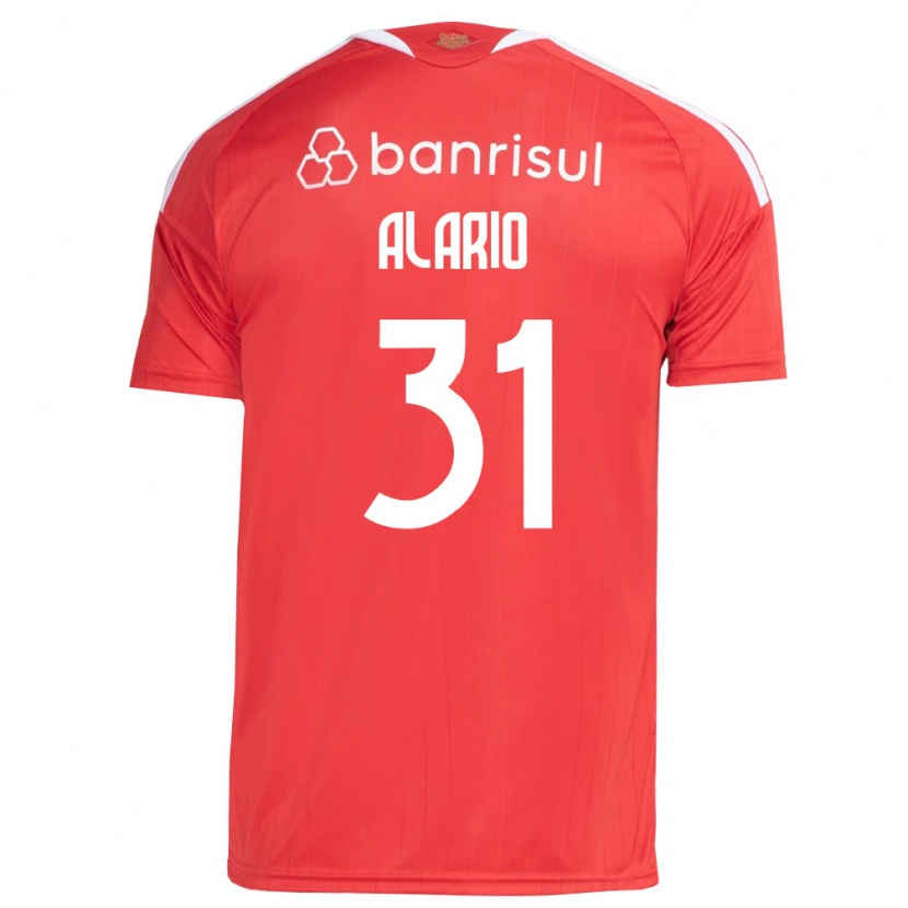 Danxen Mænd Lucas Alario #31 Rød Hvid Hjemmebane Spillertrøjer 2026/27 Trøje T-Shirt