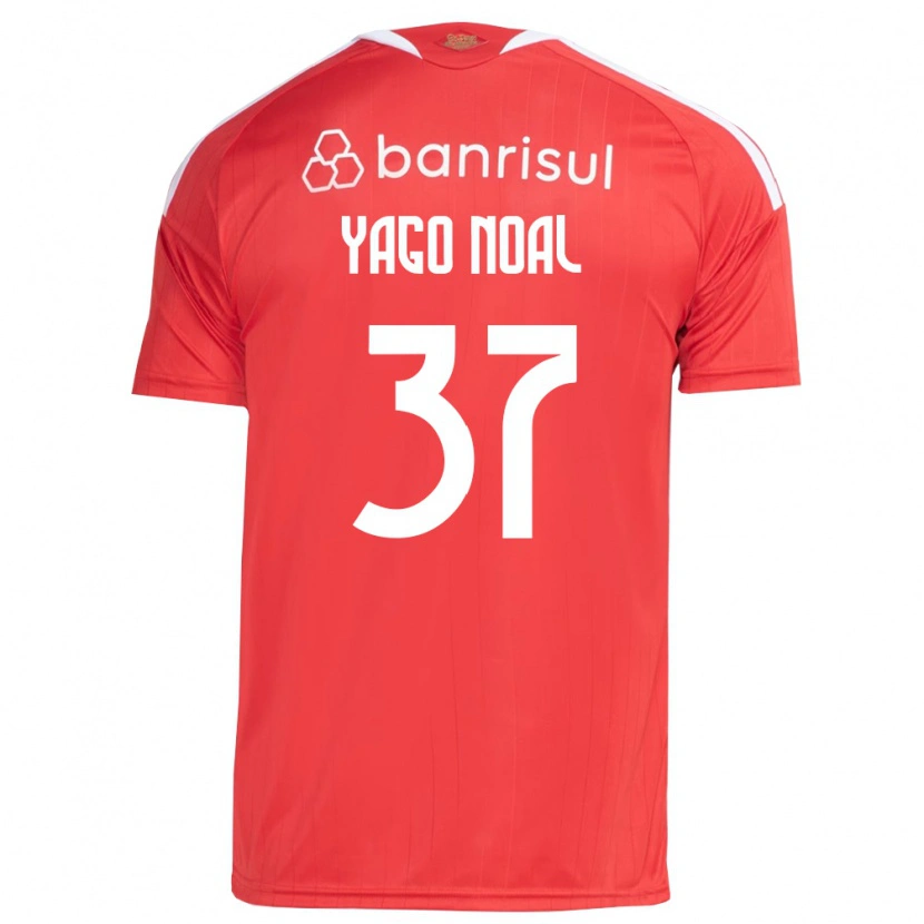 Danxen Mænd Yago Noal #37 Rød Hvid Hjemmebane Spillertrøjer 2026/27 Trøje T-Shirt