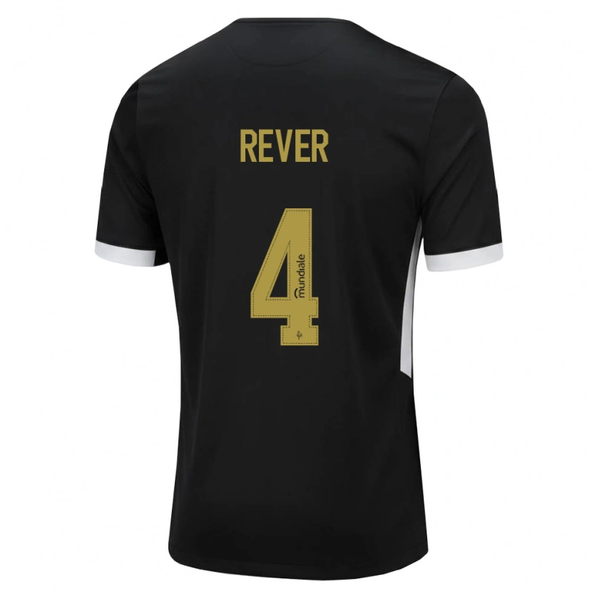 Danxen Mænd Rever #4 Sort Hvid Gul Hjemmebane Spillertrøjer 2026/27 Trøje T-Shirt