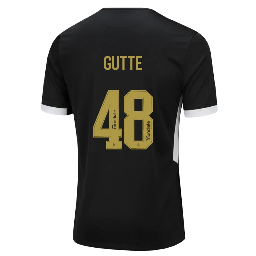 Danxen Mænd Gutte #48 Sort Hvid Gul Hjemmebane Spillertrøjer 2026/27 Trøje T-Shirt