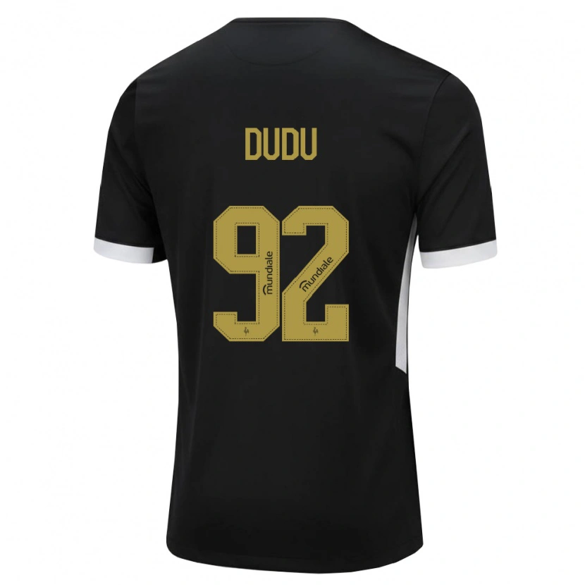 Danxen Mænd Dudu #92 Sort Hvid Gul Hjemmebane Spillertrøjer 2026/27 Trøje T-Shirt