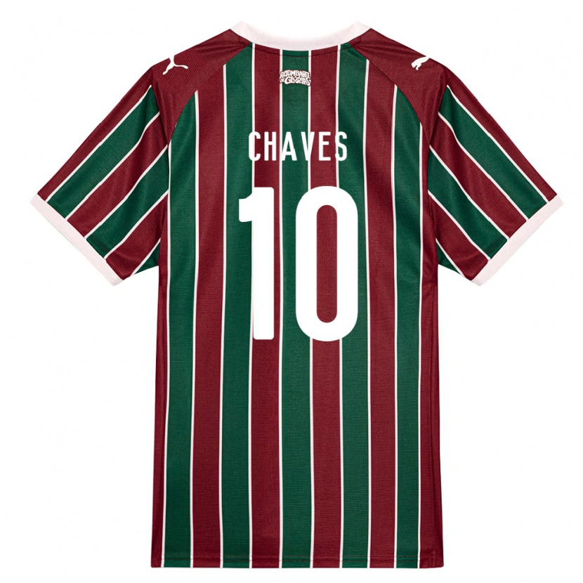 Danxen Mænd Carol Chaves #10 Grøn Vinrød Hvid Hjemmebane Spillertrøjer 2026/27 Trøje T-Shirt