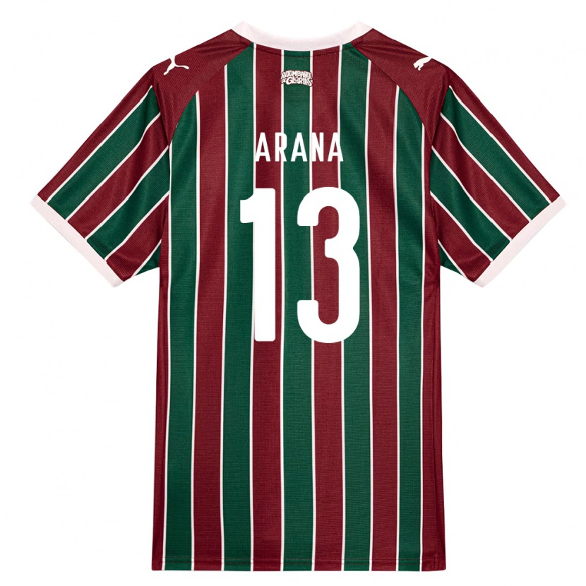 Danxen Mænd Guilherme Arana #13 Grøn Vinrød Hvid Hjemmebane Spillertrøjer 2026/27 Trøje T-Shirt