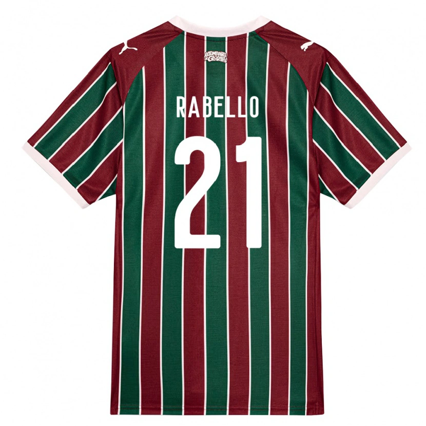 Danxen Mænd Igor Rabello #21 Grøn Vinrød Hvid Hjemmebane Spillertrøjer 2026/27 Trøje T-Shirt