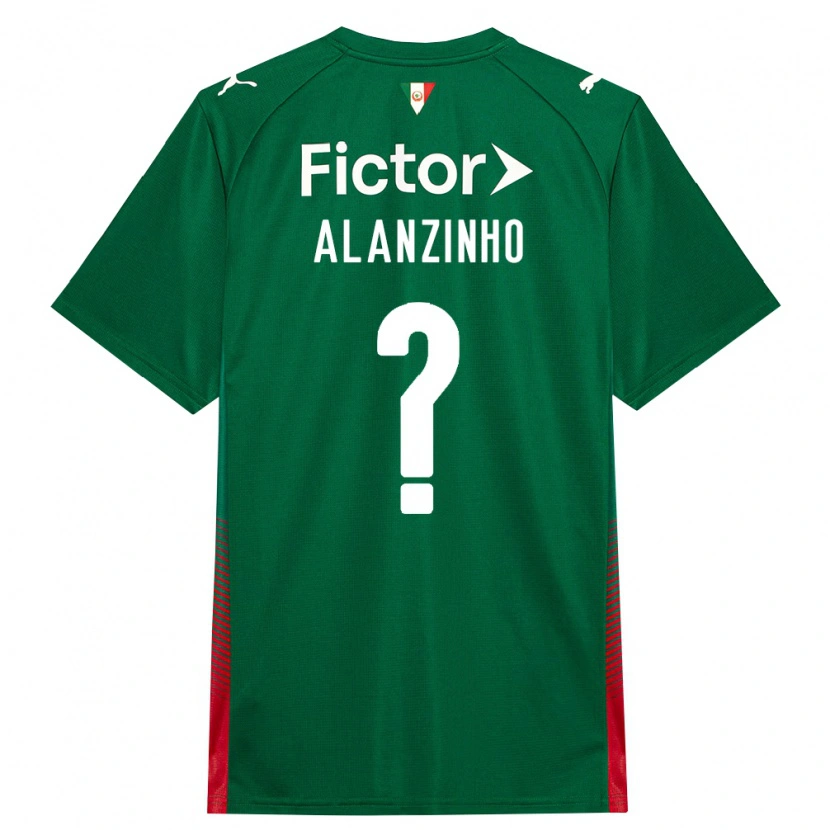 Danxen Mænd Alanzinho #0 Grøn Rød Hvid Hjemmebane Spillertrøjer 2026/27 Trøje T-Shirt