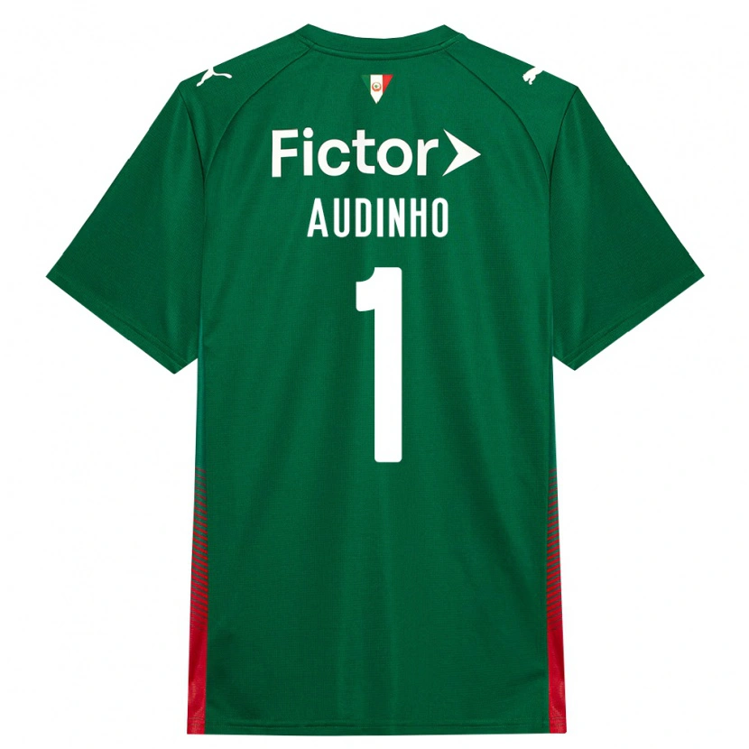 Danxen Mænd Audo Ventilari Albuquerque Da Costa #1 Grøn Rød Hvid Hjemmebane Spillertrøjer 2026/27 Trøje T-Shirt