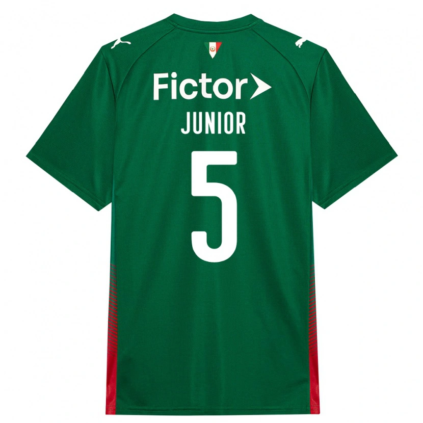 Danxen Mænd Amilton Junior #5 Grøn Rød Hvid Hjemmebane Spillertrøjer 2026/27 Trøje T-Shirt