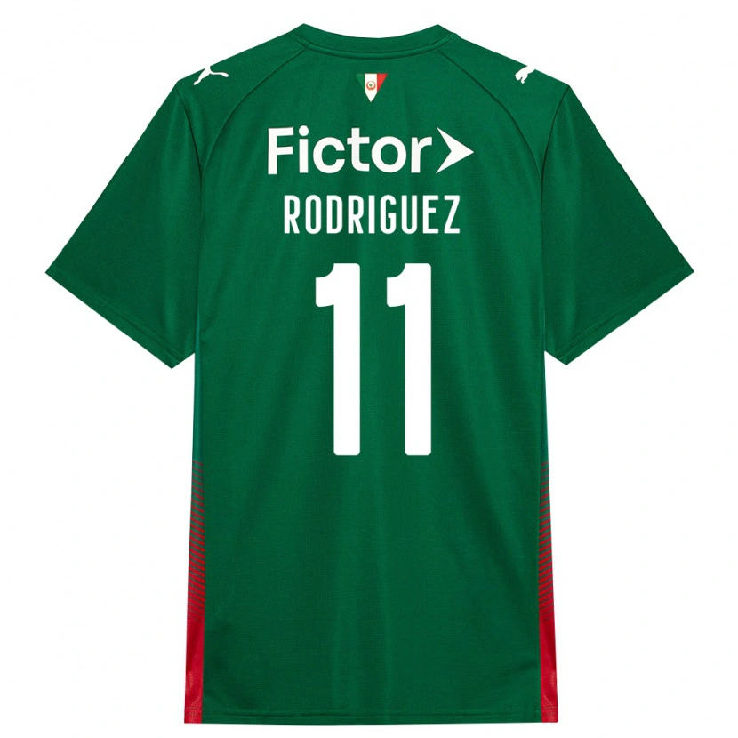 Danxen Mænd Yamila Rodriguez #11 Grøn Rød Hvid Hjemmebane Spillertrøjer 2026/27 Trøje T-Shirt