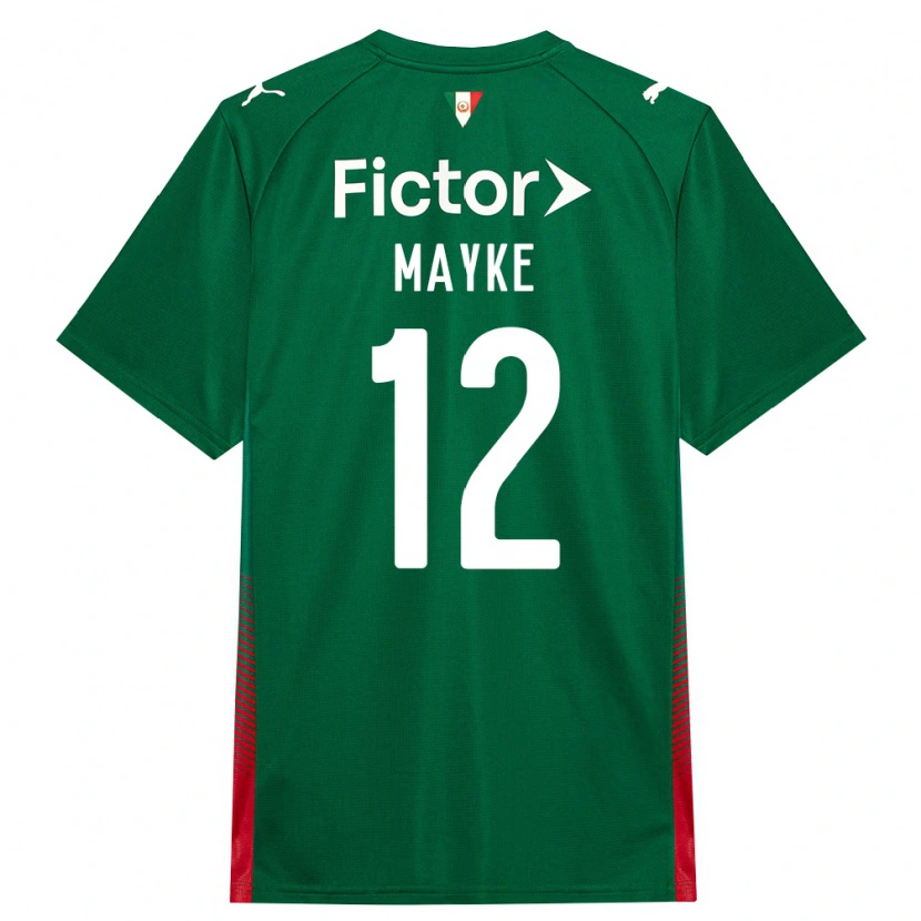 Danxen Mænd Mayke #12 Grøn Rød Hvid Hjemmebane Spillertrøjer 2026/27 Trøje T-Shirt