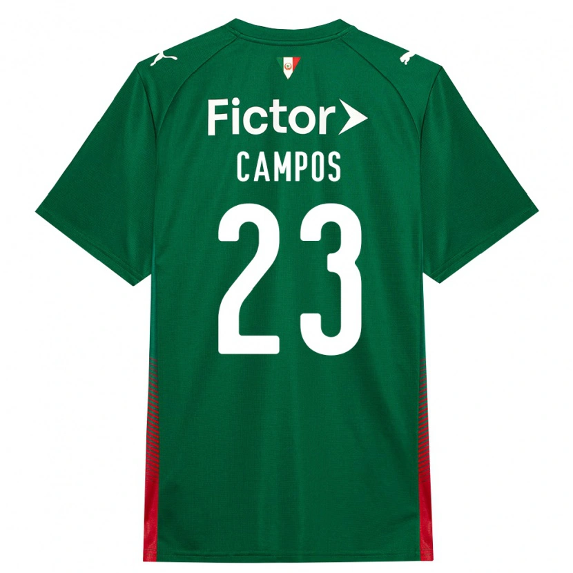 Danxen Mænd Victor Campos #23 Grøn Rød Hvid Hjemmebane Spillertrøjer 2026/27 Trøje T-Shirt