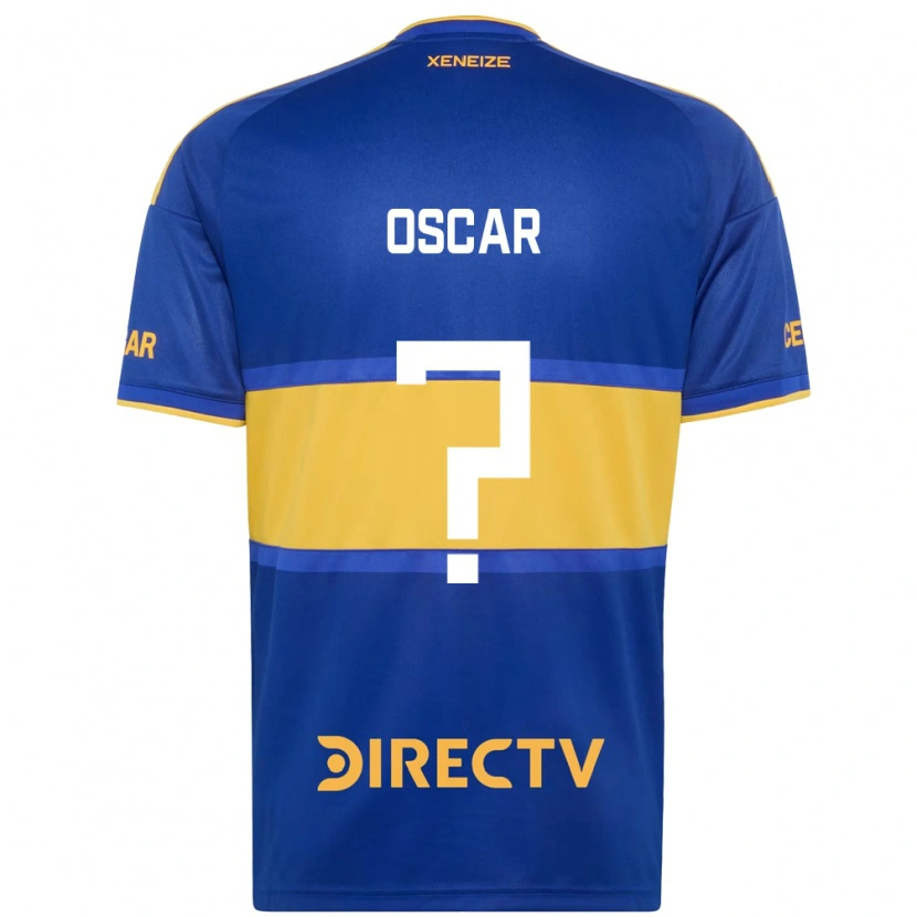 Danxen Mænd Oscar Romero #0 Kongelig Blå Gul Hjemmebane Spillertrøjer 2026/27 Trøje T-Shirt