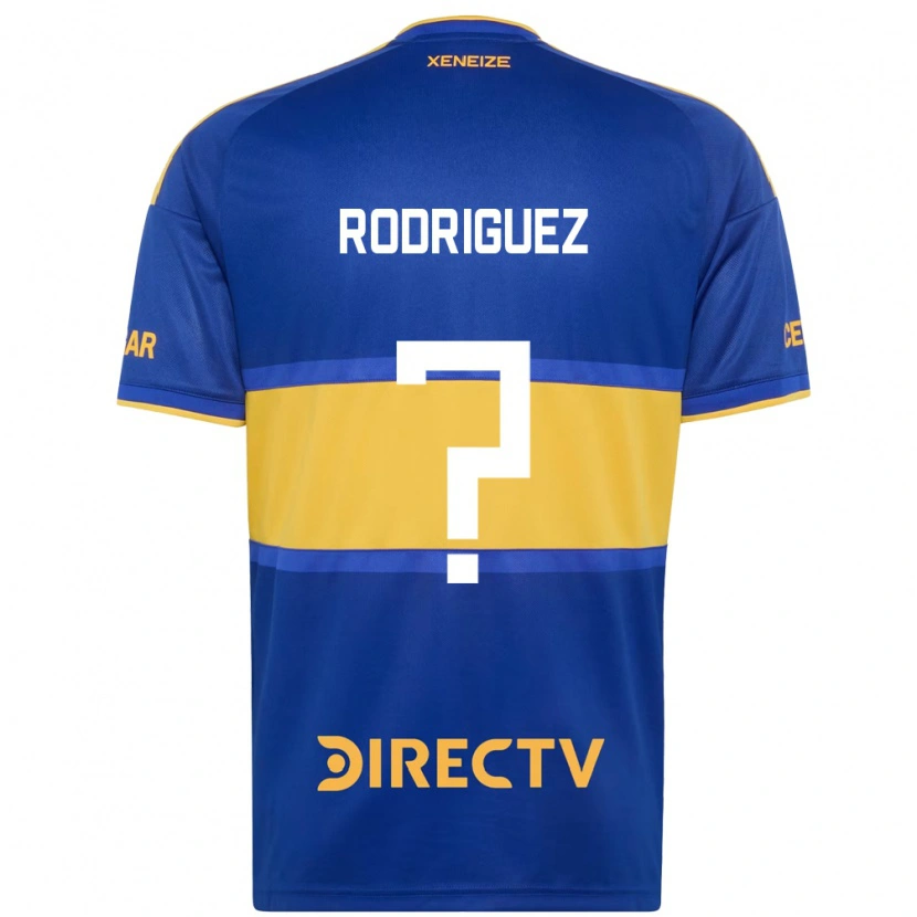 Danxen Mænd Roman Rodriguez #0 Kongelig Blå Gul Hjemmebane Spillertrøjer 2026/27 Trøje T-Shirt