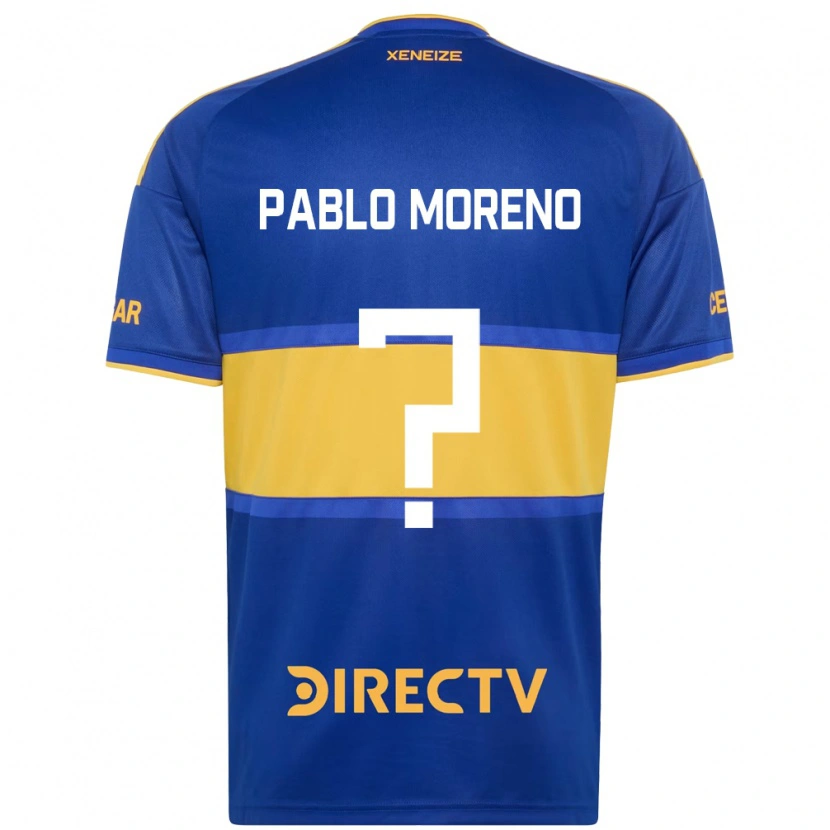 Danxen Mænd Juan Pablo Moreno #0 Kongelig Blå Gul Hjemmebane Spillertrøjer 2026/27 Trøje T-Shirt