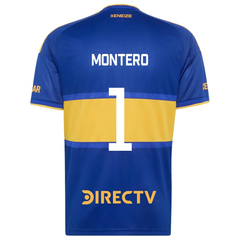 Danxen Mænd Álvaro Montero #1 Kongelig Blå Gul Hjemmebane Spillertrøjer 2026/27 Trøje T-Shirt