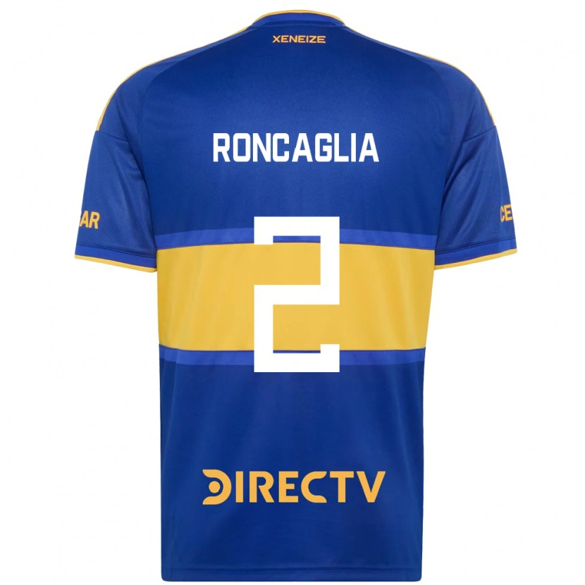 Danxen Mænd Facundo Roncaglia #2 Kongelig Blå Gul Hjemmebane Spillertrøjer 2026/27 Trøje T-Shirt