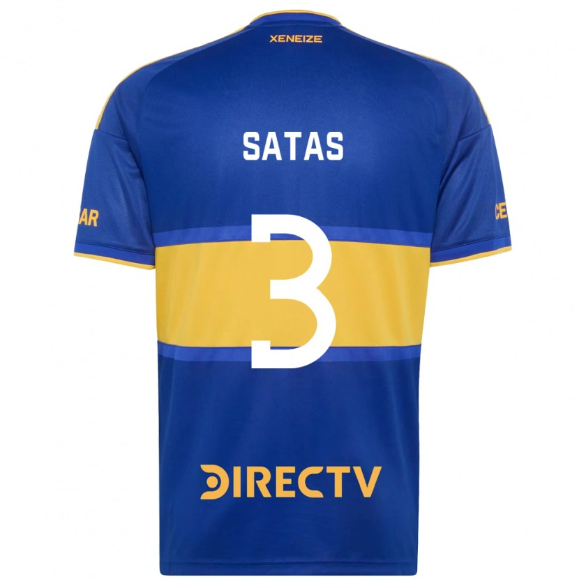 Danxen Mænd Matías Satas #3 Kongelig Blå Gul Hjemmebane Spillertrøjer 2026/27 Trøje T-Shirt