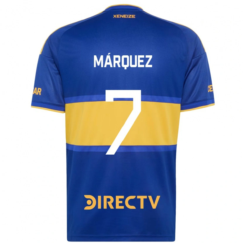 Danxen Mænd Tomás Márquez #7 Kongelig Blå Gul Hjemmebane Spillertrøjer 2026/27 Trøje T-Shirt