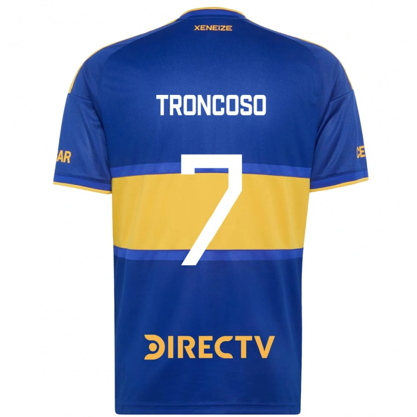 Danxen Mænd Carolina Troncoso #7 Kongelig Blå Gul Hjemmebane Spillertrøjer 2026/27 Trøje T-Shirt