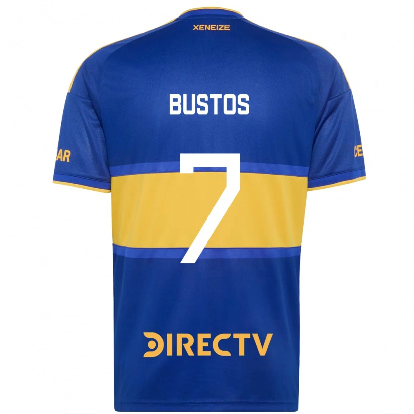 Danxen Mænd Tomás Bustos #7 Kongelig Blå Gul Hjemmebane Spillertrøjer 2026/27 Trøje T-Shirt