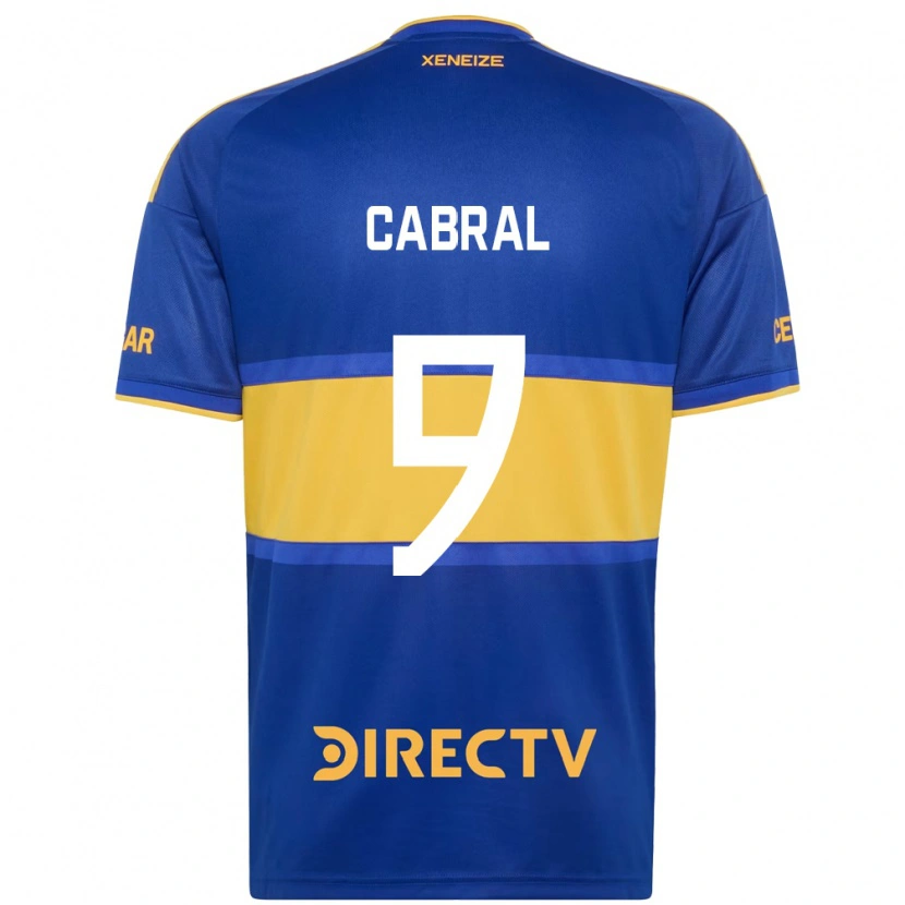 Danxen Mænd Bruno Cabral #9 Kongelig Blå Gul Hjemmebane Spillertrøjer 2026/27 Trøje T-Shirt