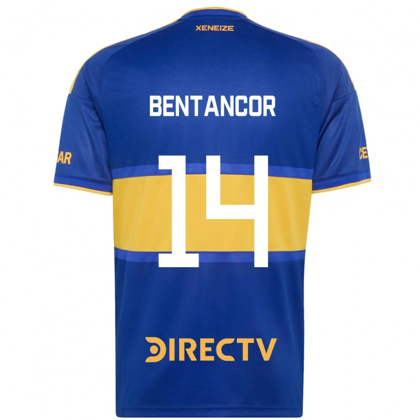 Danxen Mænd Thomás Bentancor #14 Kongelig Blå Gul Hjemmebane Spillertrøjer 2026/27 Trøje T-Shirt