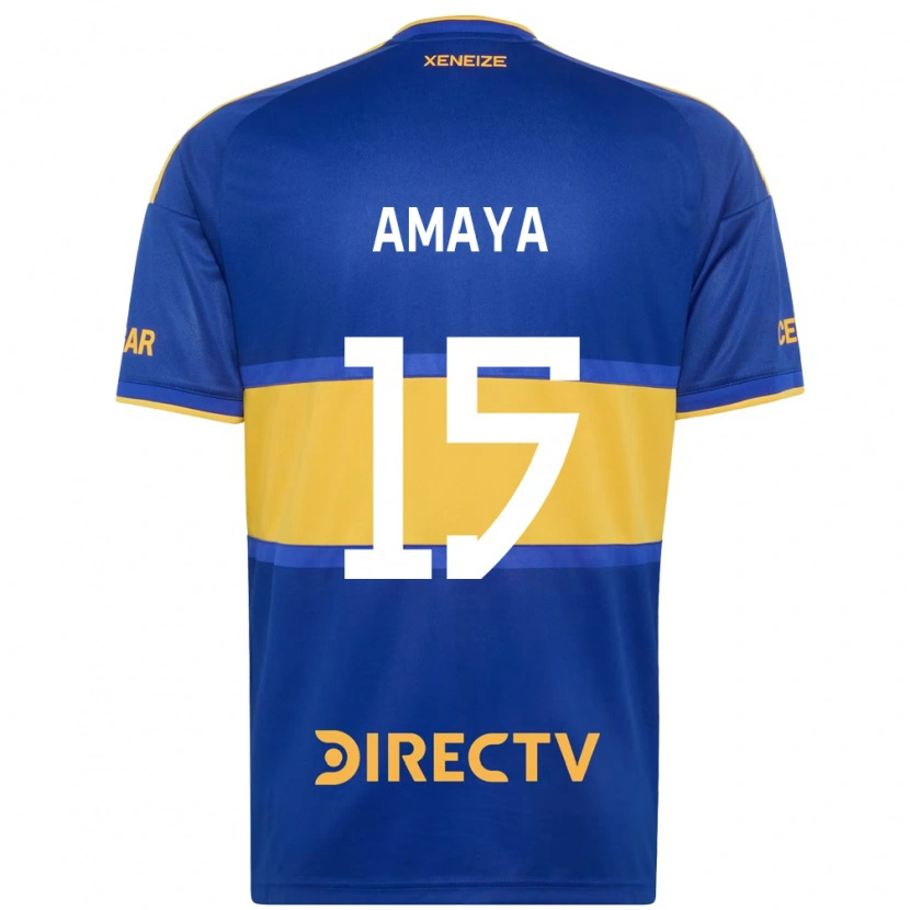 Danxen Mænd Facundo Amaya #15 Kongelig Blå Gul Hjemmebane Spillertrøjer 2026/27 Trøje T-Shirt