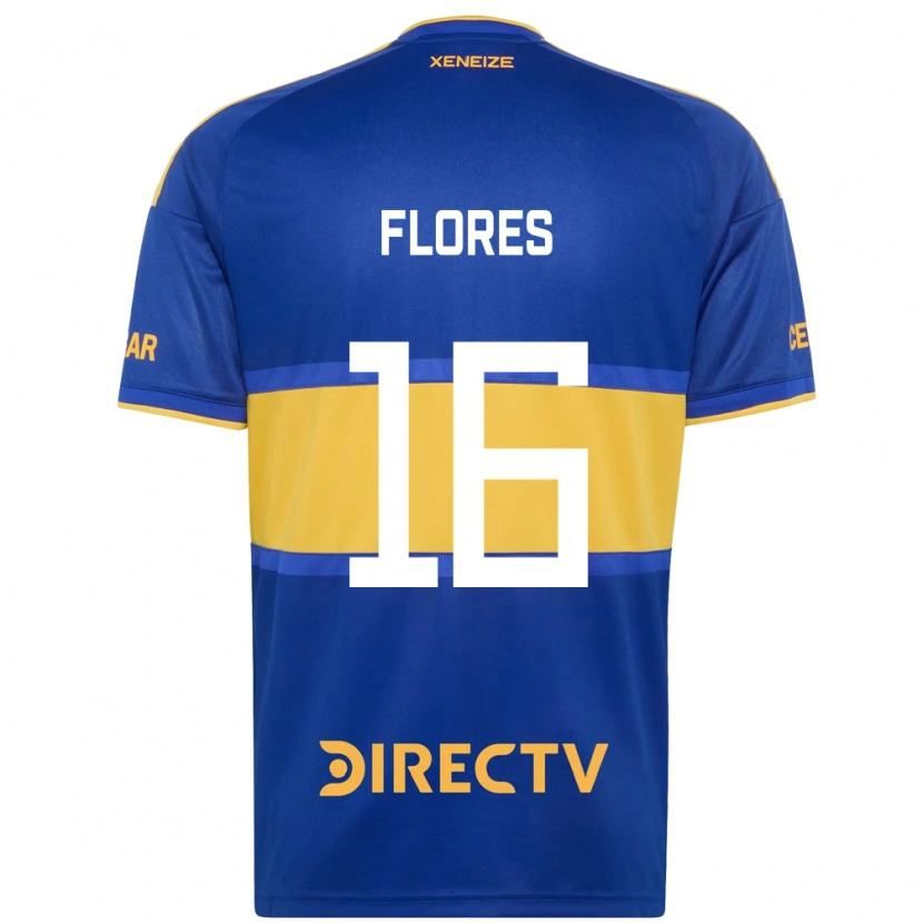 Danxen Mænd Eugenia Flores #16 Kongelig Blå Gul Hjemmebane Spillertrøjer 2026/27 Trøje T-Shirt