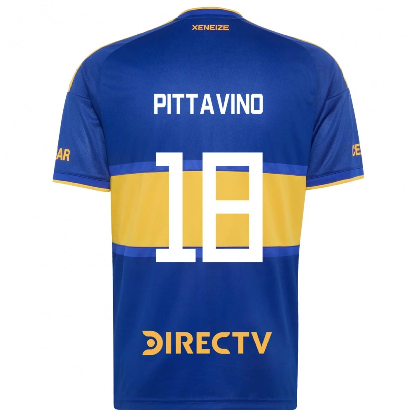 Danxen Mænd Rodrigo Pittavino #18 Kongelig Blå Gul Hjemmebane Spillertrøjer 2026/27 Trøje T-Shirt