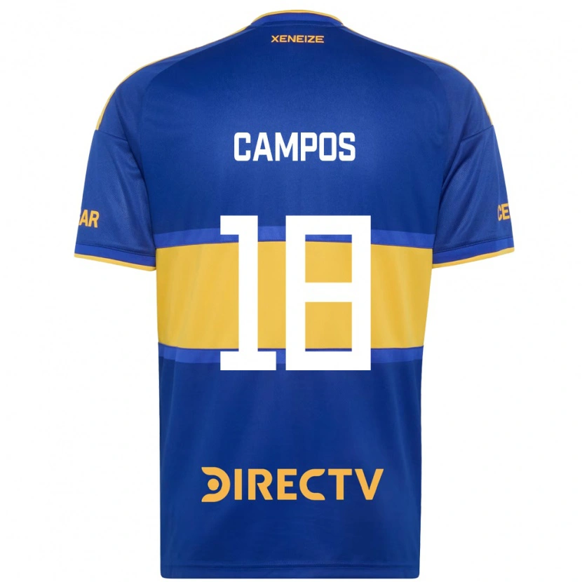 Danxen Mænd Brisa Campos #18 Kongelig Blå Gul Hjemmebane Spillertrøjer 2026/27 Trøje T-Shirt