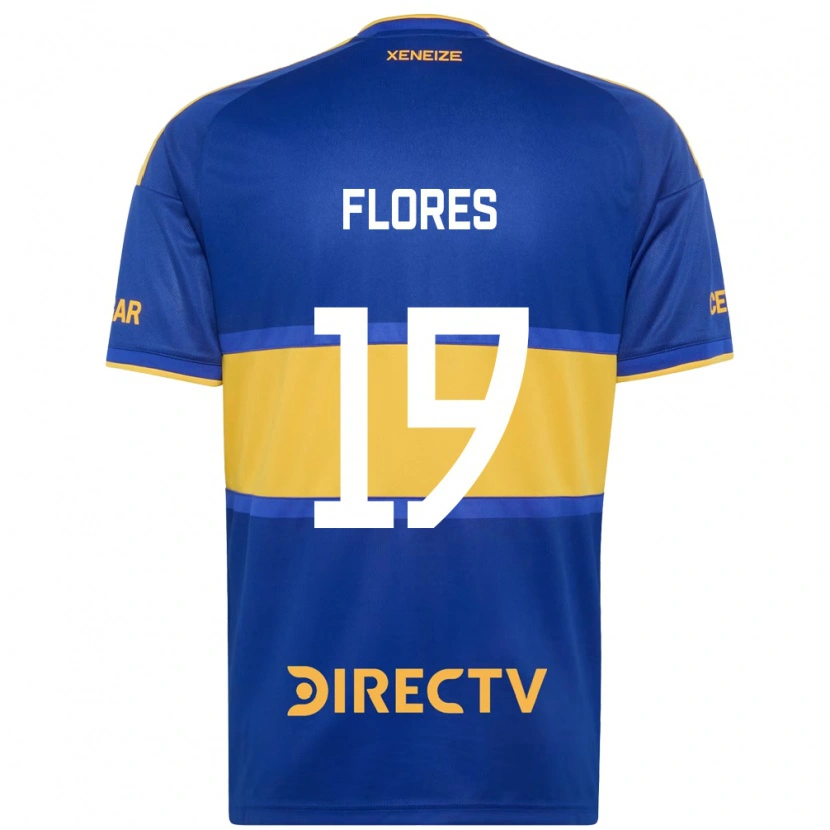 Danxen Mænd Leonel Flores #19 Kongelig Blå Gul Hjemmebane Spillertrøjer 2026/27 Trøje T-Shirt