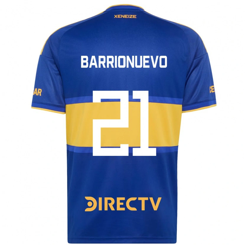Danxen Mænd Emiliano Barrionuevo #21 Kongelig Blå Gul Hjemmebane Spillertrøjer 2026/27 Trøje T-Shirt
