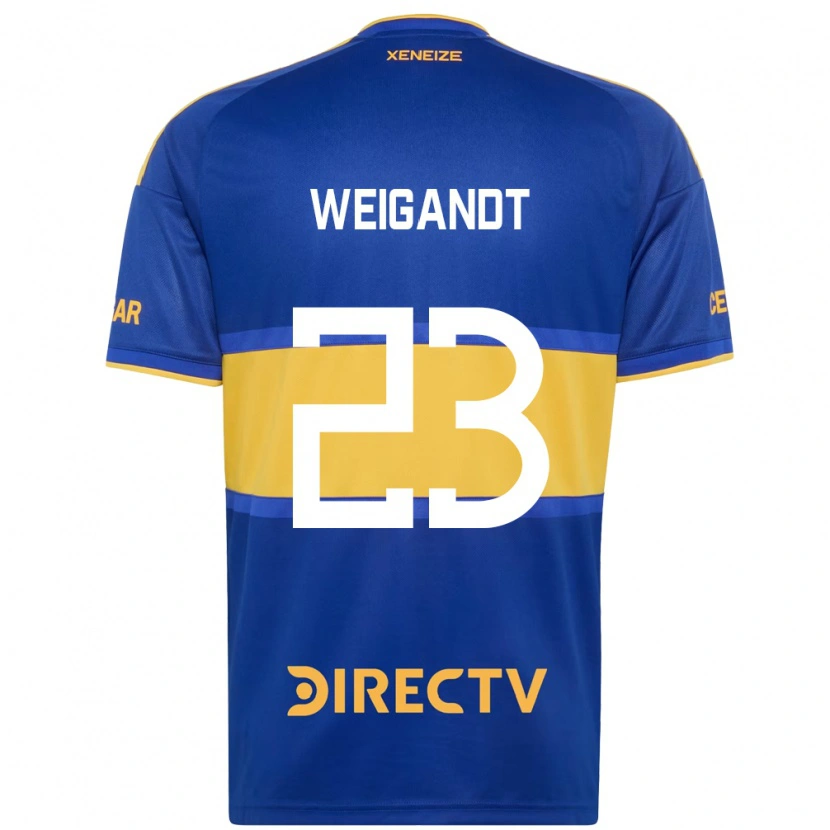 Danxen Mænd Marcelo Weigandt #23 Kongelig Blå Gul Hjemmebane Spillertrøjer 2026/27 Trøje T-Shirt