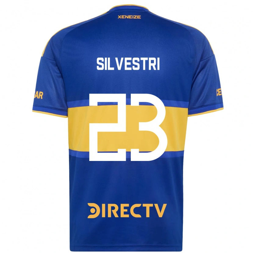 Danxen Mænd Delfina Silvestri #23 Kongelig Blå Gul Hjemmebane Spillertrøjer 2026/27 Trøje T-Shirt