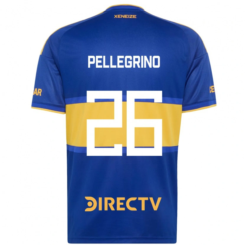 Danxen Mænd Marco Pellegrino #26 Kongelig Blå Gul Hjemmebane Spillertrøjer 2026/27 Trøje T-Shirt