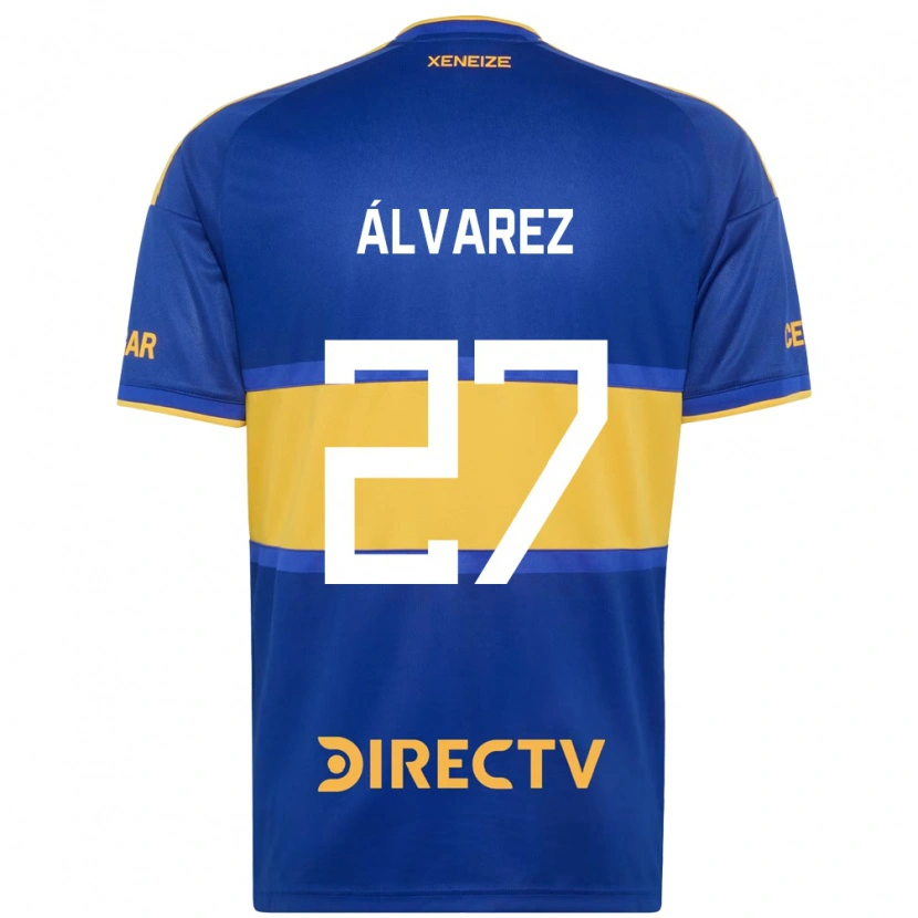 Danxen Mænd Violeta Álvarez #27 Kongelig Blå Gul Hjemmebane Spillertrøjer 2026/27 Trøje T-Shirt