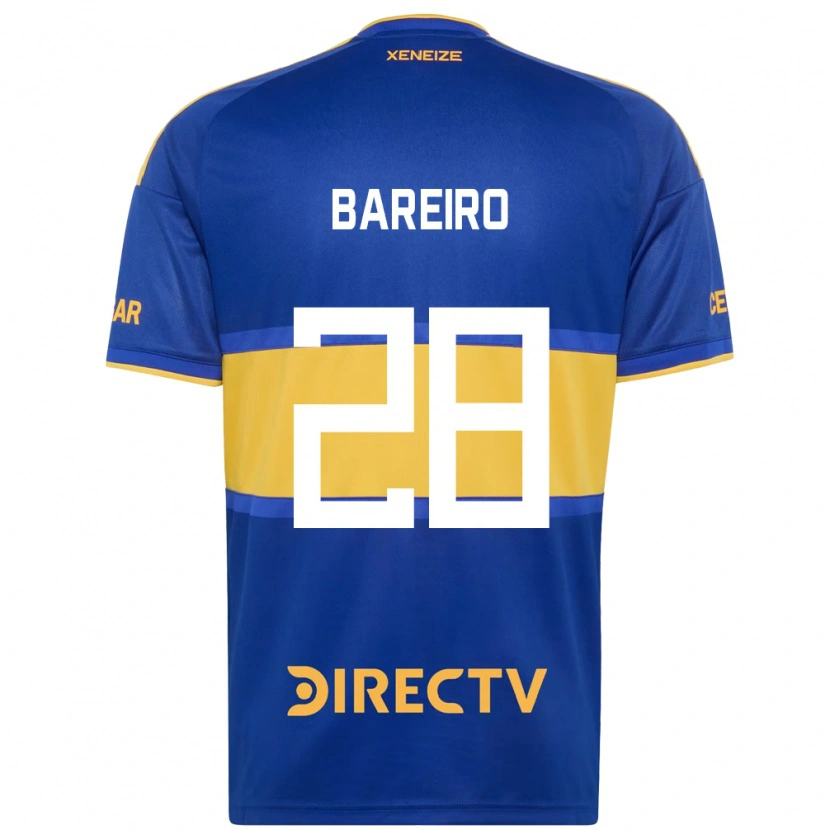 Danxen Mænd Adam Bareiro #28 Kongelig Blå Gul Hjemmebane Spillertrøjer 2026/27 Trøje T-Shirt