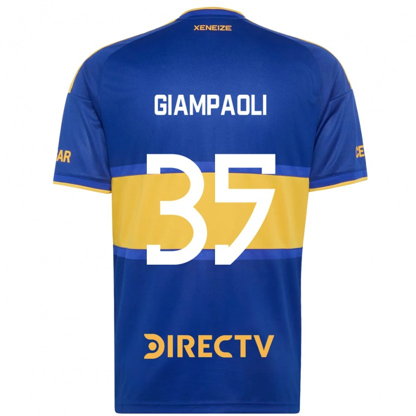 Danxen Mænd Renzo Giampaoli #35 Kongelig Blå Gul Hjemmebane Spillertrøjer 2026/27 Trøje T-Shirt
