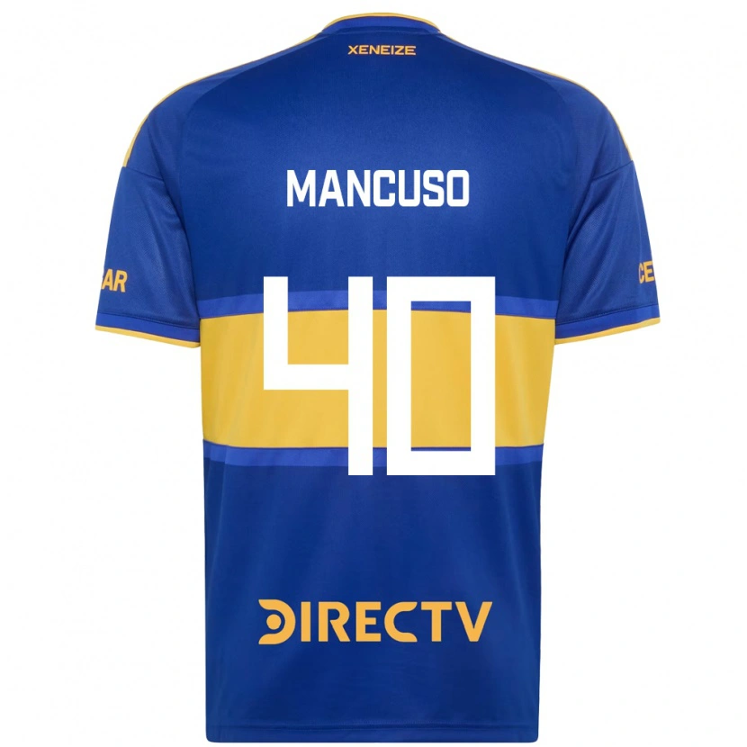 Danxen Mænd Eros Mancuso #40 Kongelig Blå Gul Hjemmebane Spillertrøjer 2026/27 Trøje T-Shirt