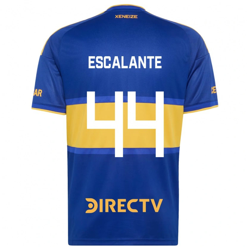 Danxen Mænd Israel Escalante #44 Kongelig Blå Gul Hjemmebane Spillertrøjer 2026/27 Trøje T-Shirt