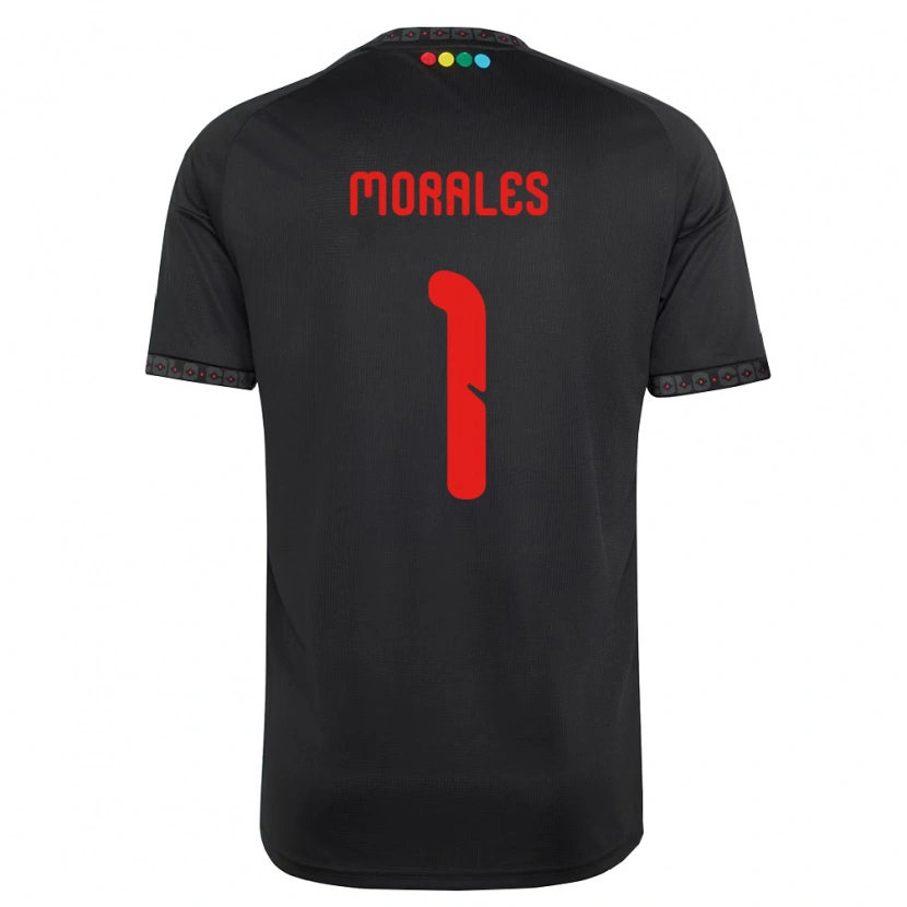 Danxen Mænd Benjamin Morales #1 Sort Rød Udebane Spillertrøjer 2026/27 Trøje T-Shirt