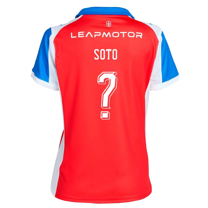 Danxen Mænd Luciano Soto #0 Rød Blå Udebane Spillertrøjer 2026/27 Trøje T-Shirt
