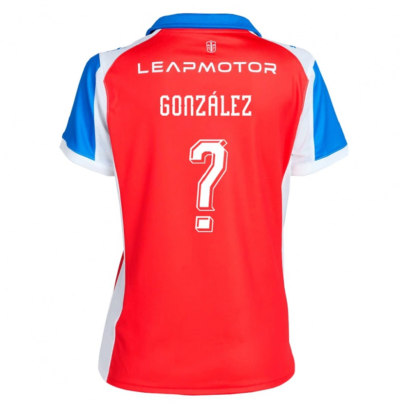 Danxen Mænd Simón González #0 Rød Blå Udebane Spillertrøjer 2026/27 Trøje T-Shirt