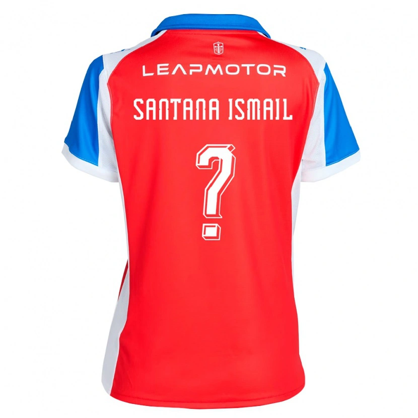 Danxen Mænd Benjamin Santana Ismail #0 Rød Blå Udebane Spillertrøjer 2026/27 Trøje T-Shirt