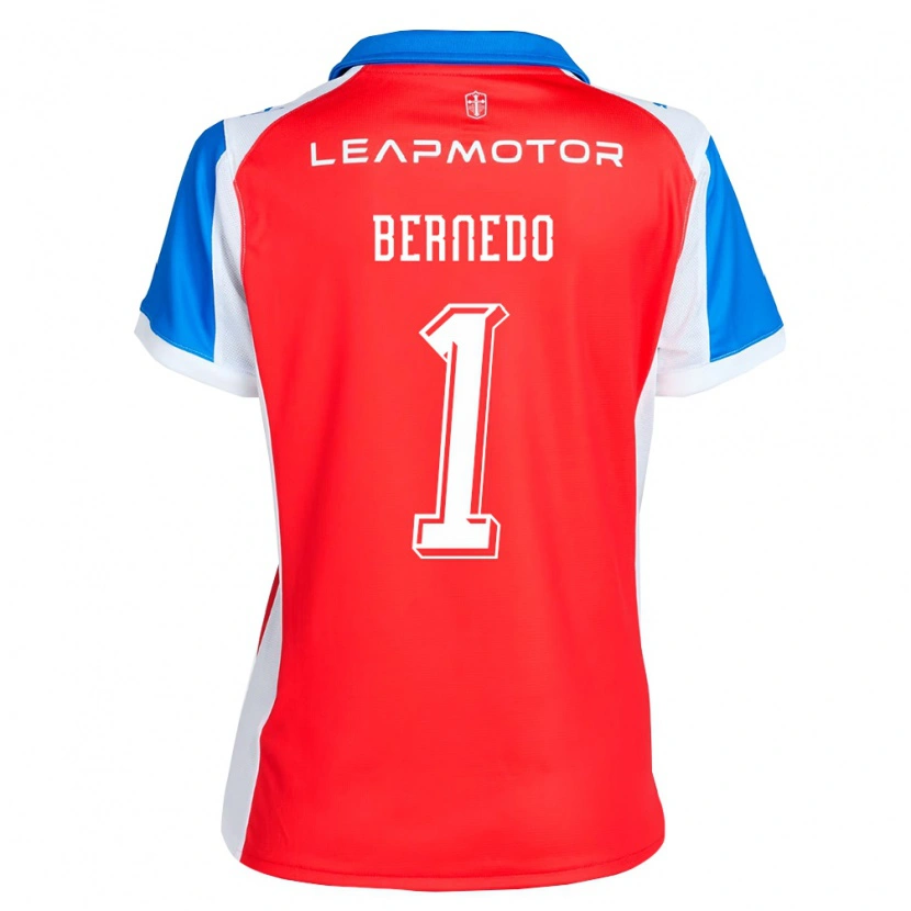 Danxen Mænd Vicente Bernedo #1 Rød Blå Udebane Spillertrøjer 2026/27 Trøje T-Shirt