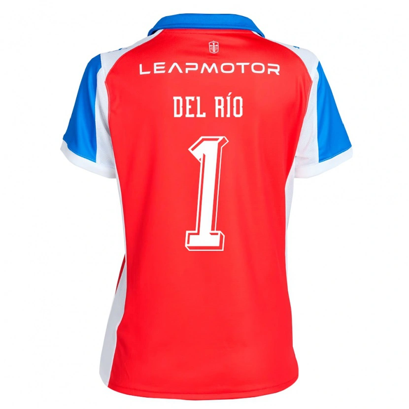 Danxen Mænd Cristóbal Del Río #1 Rød Blå Udebane Spillertrøjer 2026/27 Trøje T-Shirt