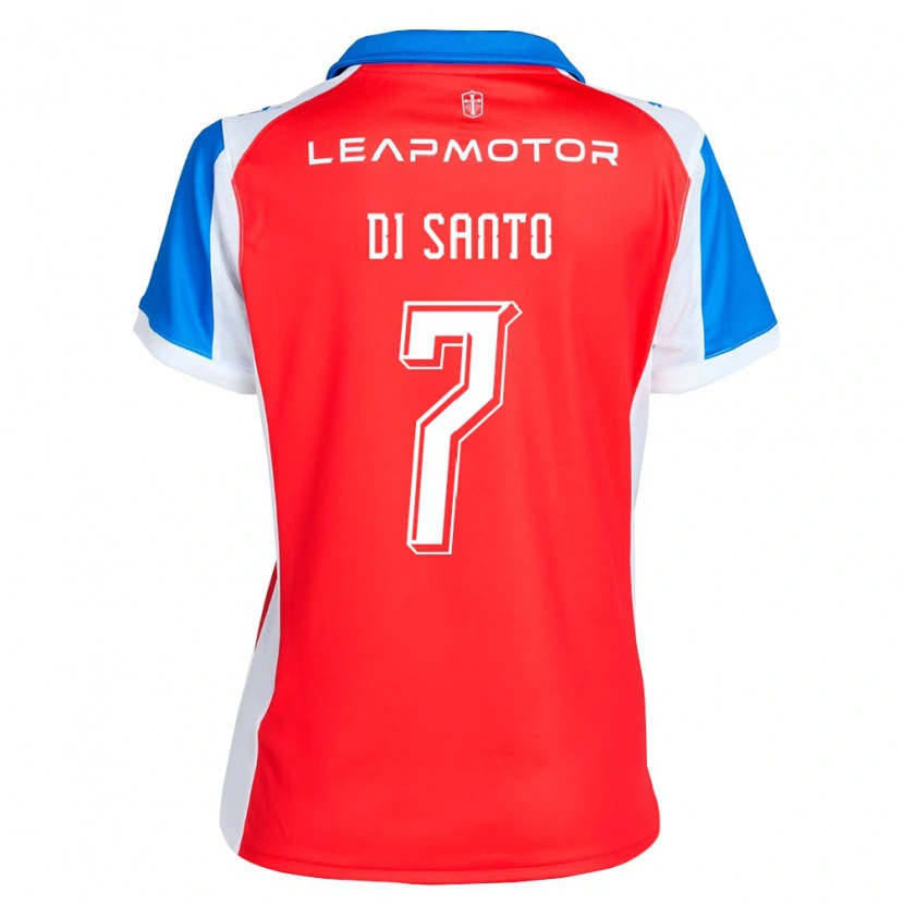 Danxen Mænd Franco Di Santo #7 Rød Blå Udebane Spillertrøjer 2026/27 Trøje T-Shirt